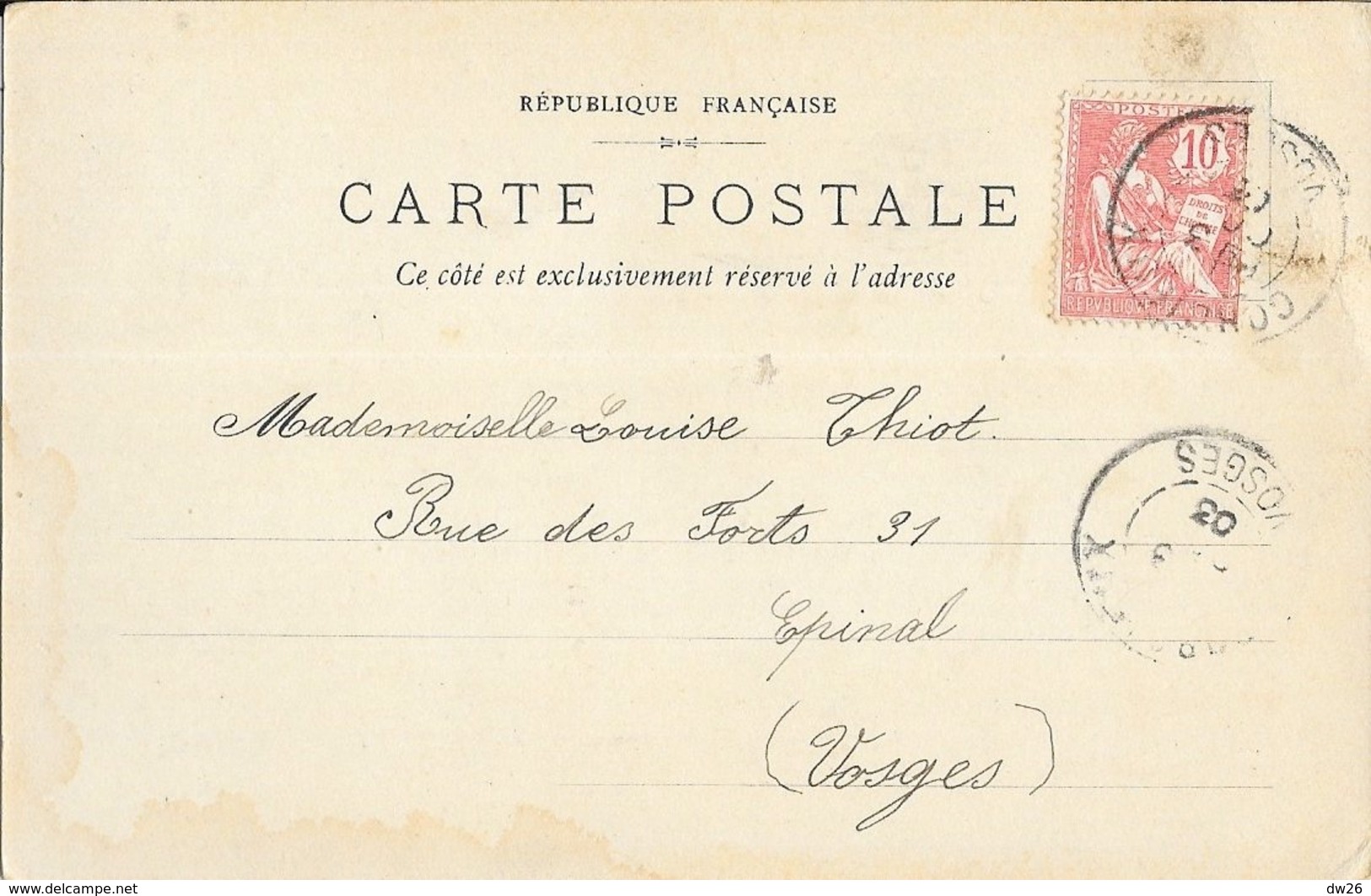 Corcieux (Vosges) - Vichibure Hospice - Carte Animée, Dos Simple - Corcieux