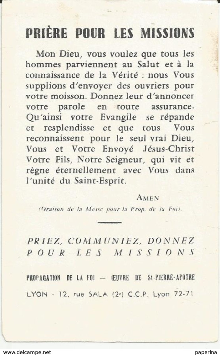 SANTINO IN LINGUA FRANCESE VIET-NAM LEPHO MERE DE MISERICORDE (378) - Santini