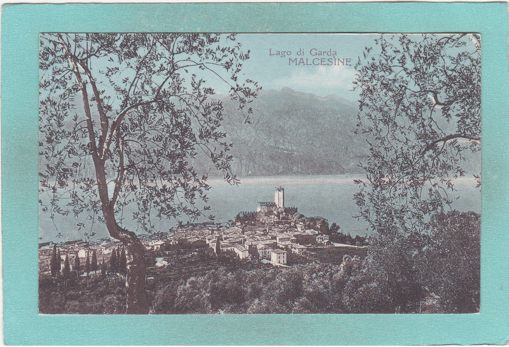 Old Small Postcard Of Malcesine, Lake Garda,Veneto, Italy R54. - Other & Unclassified