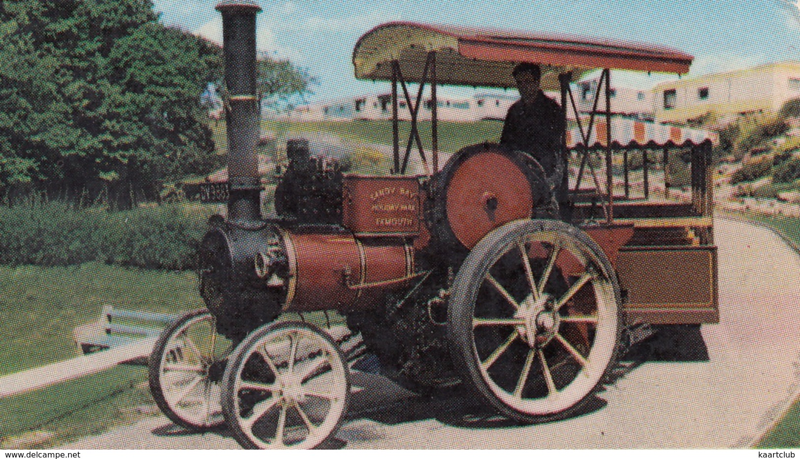 Sandy Bay: STEAM-TRACTOR ENGINE TRAIN - Exmouth, Devon  - (1973) - Voitures De Tourisme