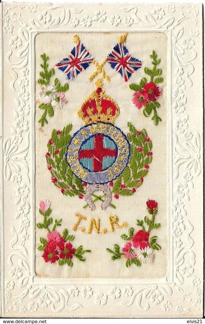 Carte Brodée Royal British Army.T N R - Régiments