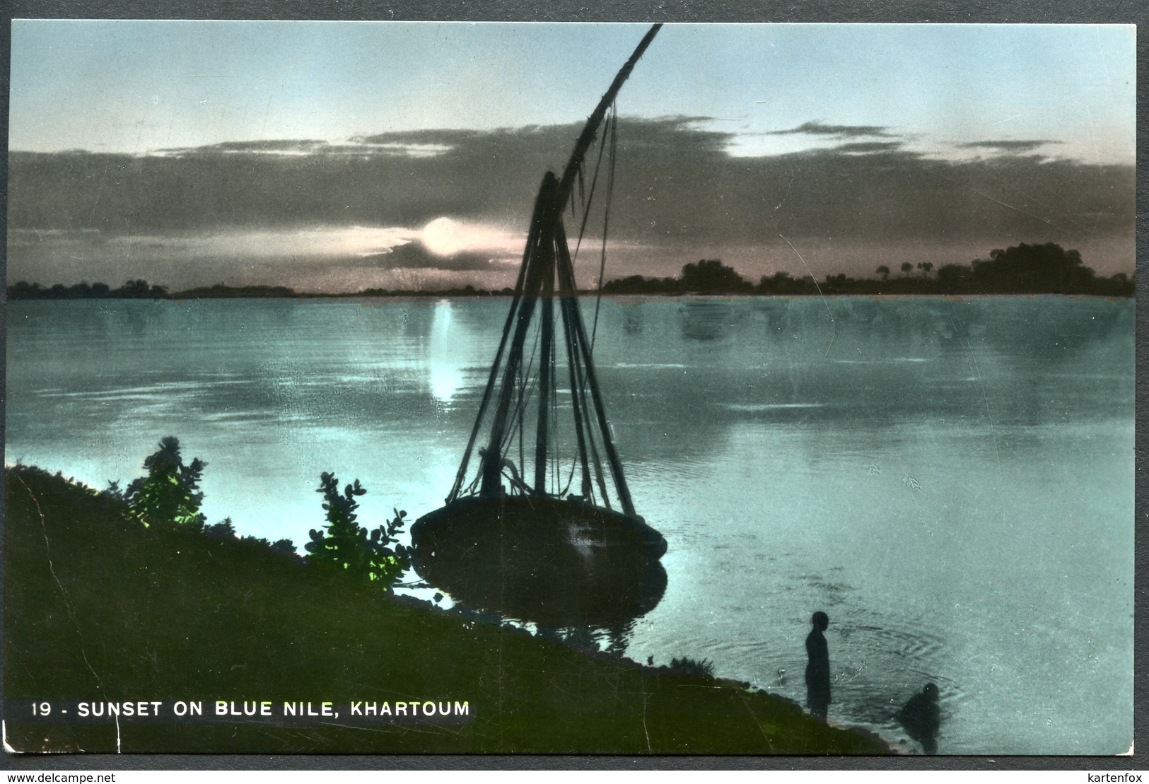 Khartoum, Sunset On Blue Nile, Nil, 1958 - Sudan