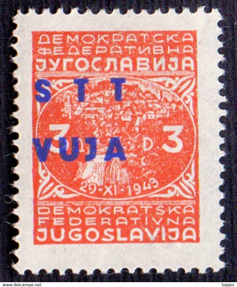 TRIESTE - SLOVENIA - VUJA - ERROR - MOVED Ovpt: - **MNH - 1949 - Mint/hinged