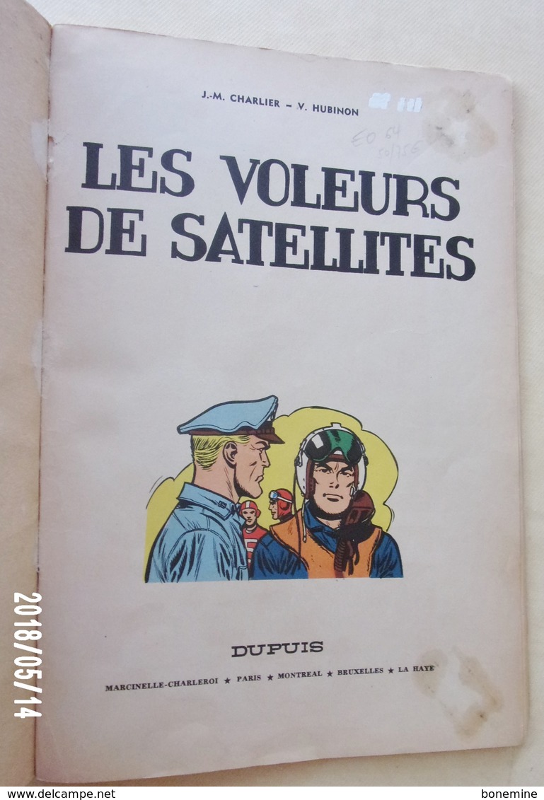 Buck Danny Les Voleurs De Satellites  EO 1964 - Buck Danny