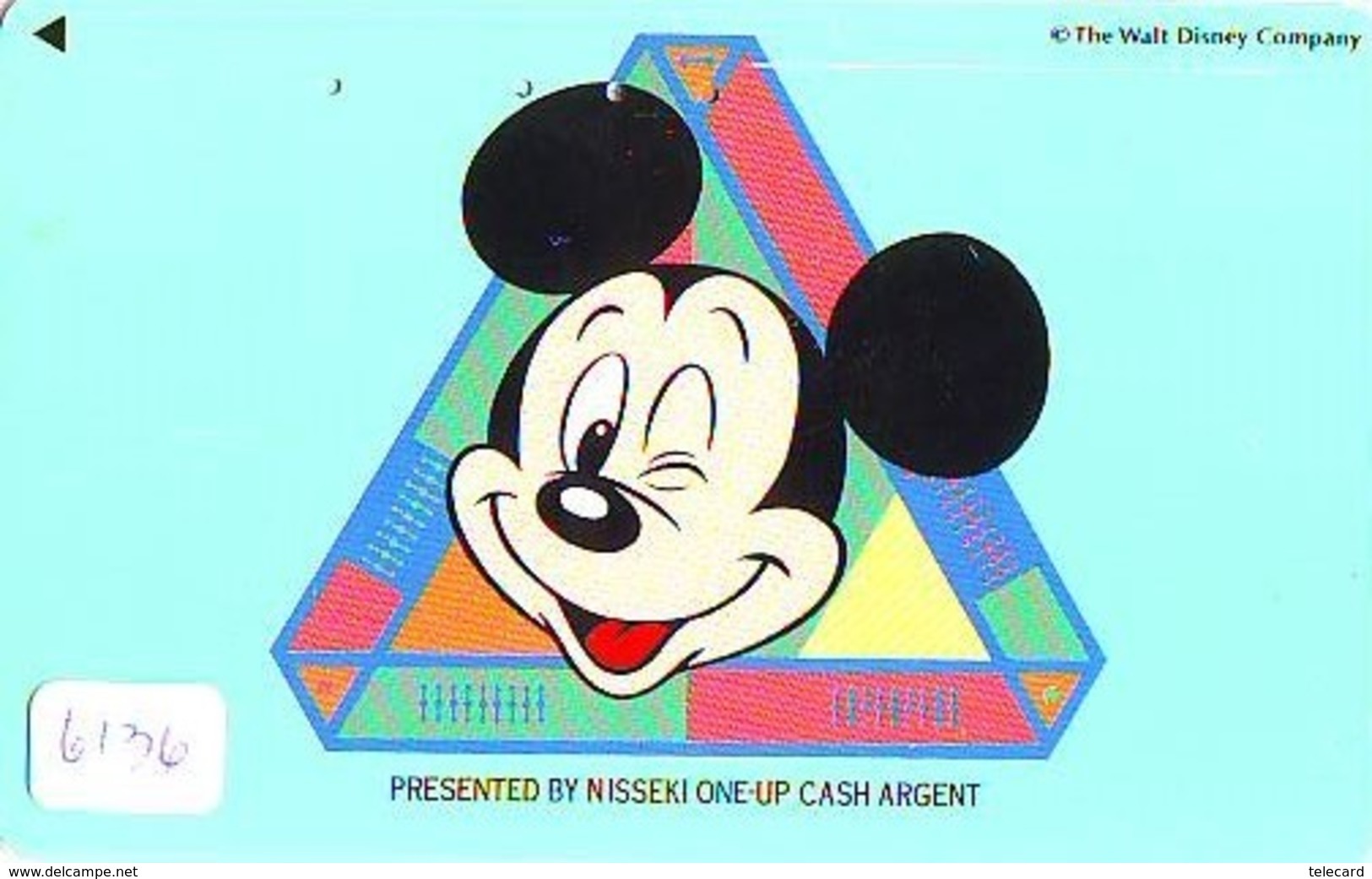 Télécarte Japon / 110-139539 - DISNEY - MICKEY Mouse (6136) Nisseki - Japan Phonecard Telefonkarte - Disney
