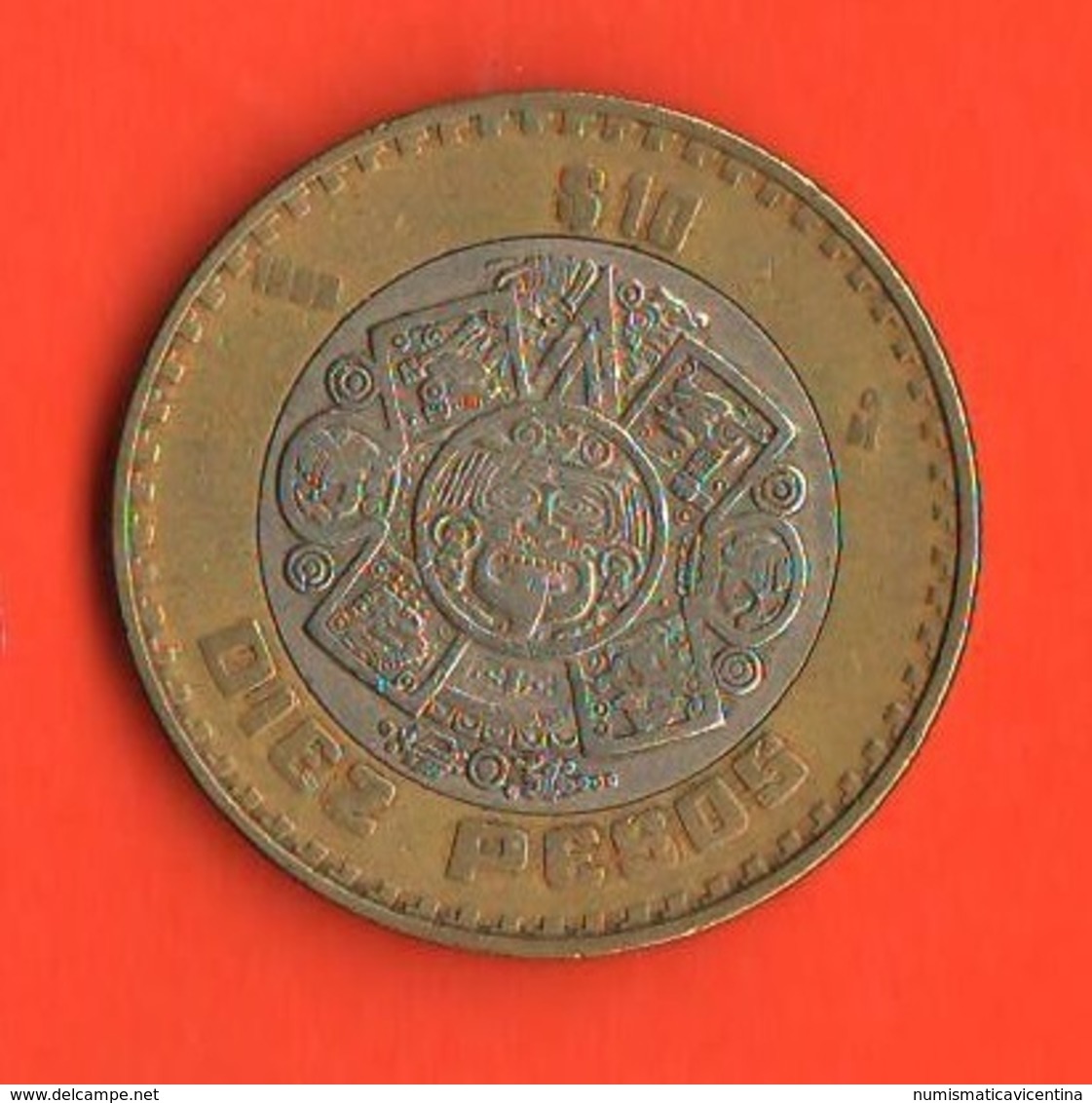 Brasile 10 Pesos Diez  1998 Bimetallic - Brasile