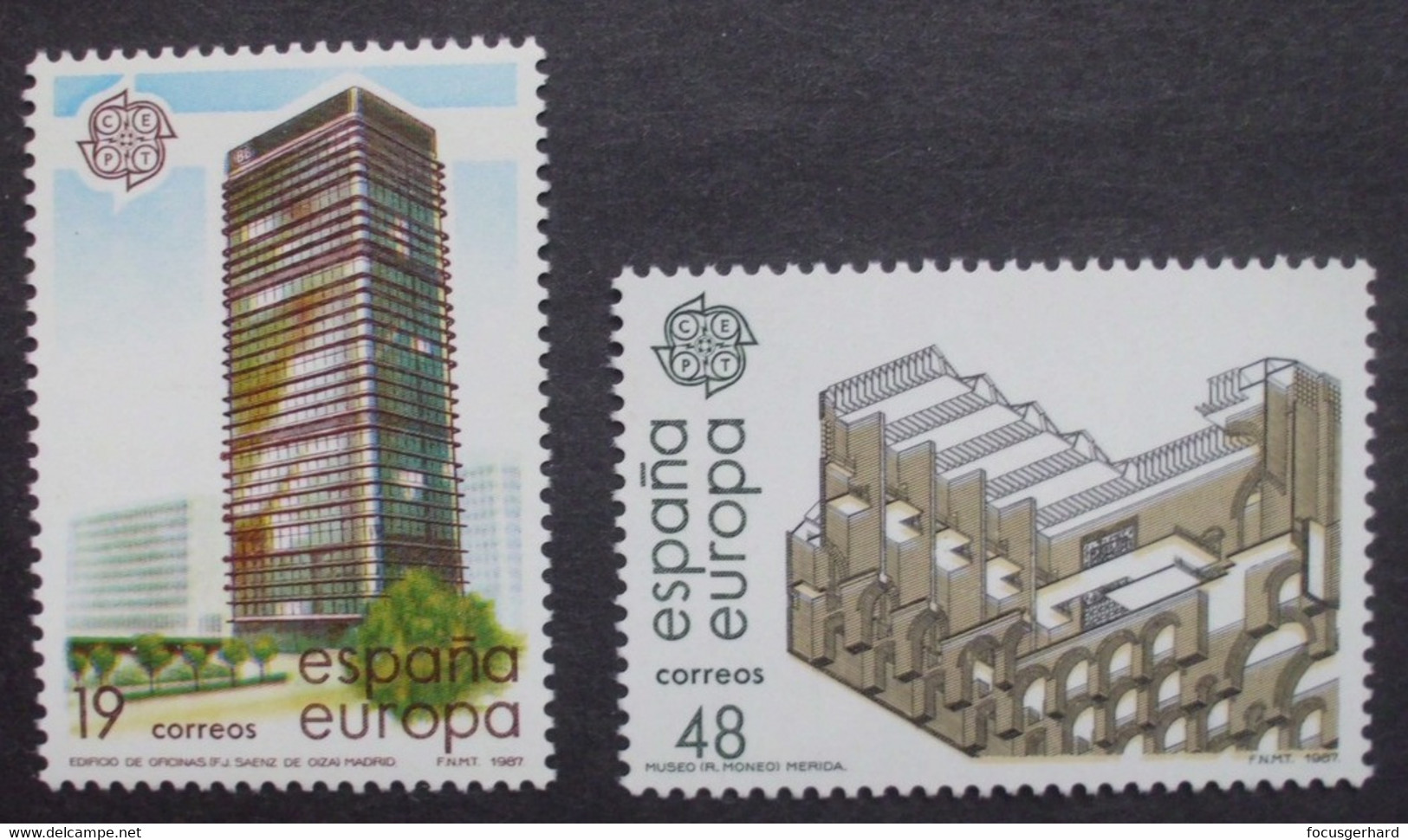 Spanien    Cept   Europa   Moderne Architektur    1987     ** - 1987