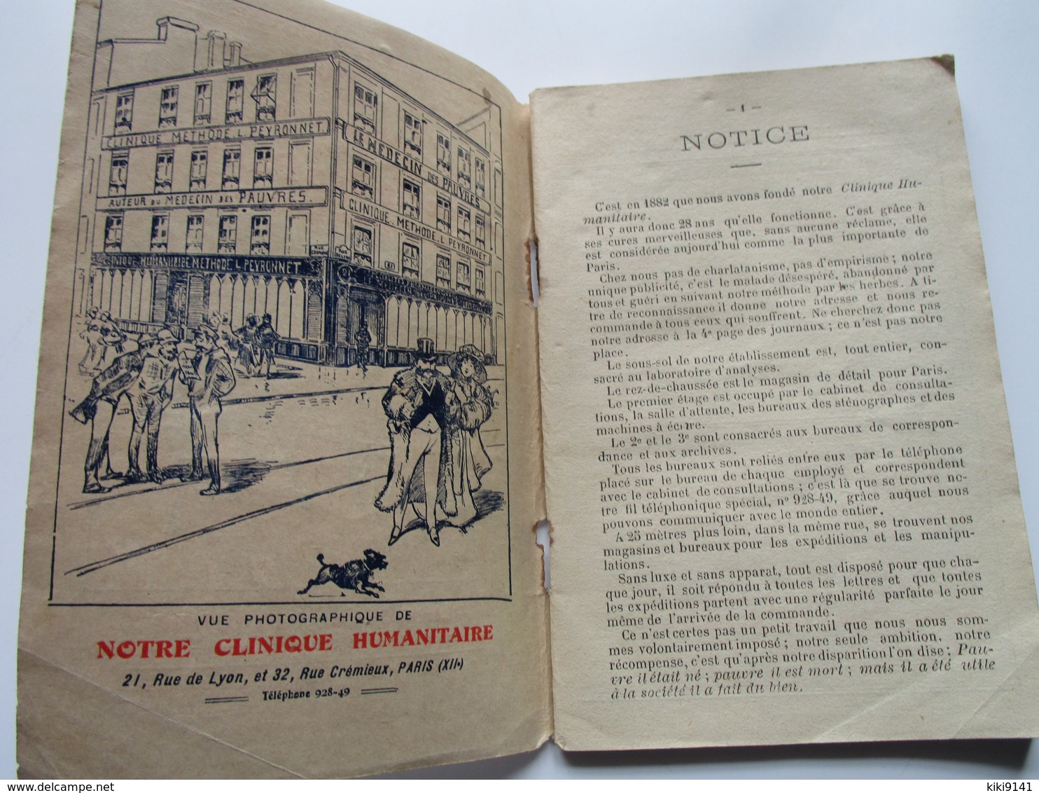 Almanach Du Médecin Des Pauvres - 1910 - Par Le Professeur L. PEYRONNET (64 Pages) - Tamaño Grande : 1901-20