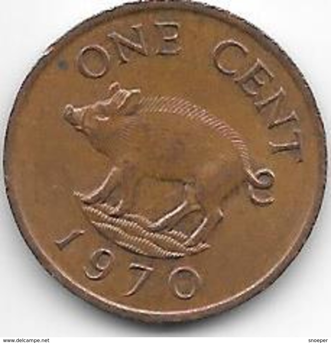 *bermuda 1 Cent 1970 Km 15 - Bermudes