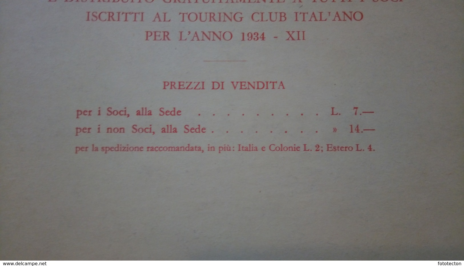 Guida pratica ai luoghi di soggiorno e di cura d'Italia - Le stazioni alpine,Piemonte e Lombardia 1934 "Le vie d'Italia"