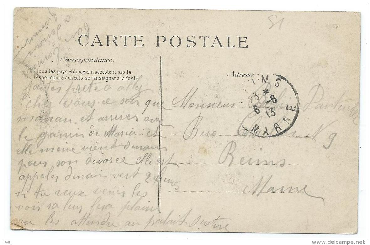CPA AY, LE CELLIER DE LA MAISON AYOLA, SABOTE, REVOLUTION EN CHAMPAGNE, AVRIL 1911, MARNE 51 - Ay En Champagne