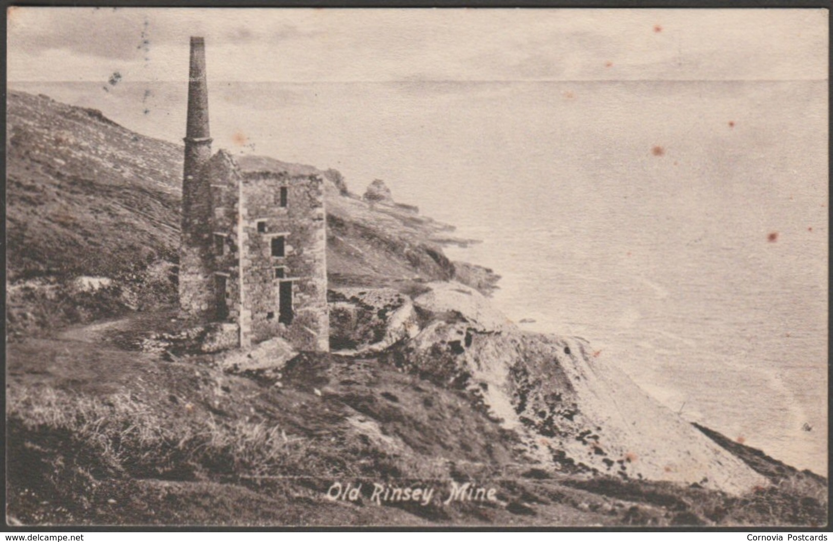 Old Rinsey Mine, Breage, Cornwall, 1918 - Argall's Postcard - Other & Unclassified