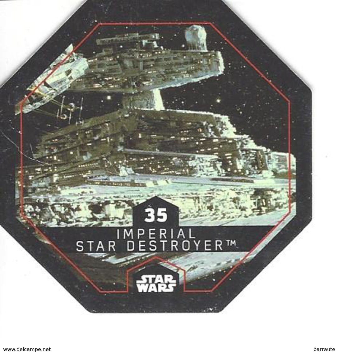 JETON LECLERC STAR WARS   N° 35  IMPERIAL STAR DESTROYER - Power Of The Force