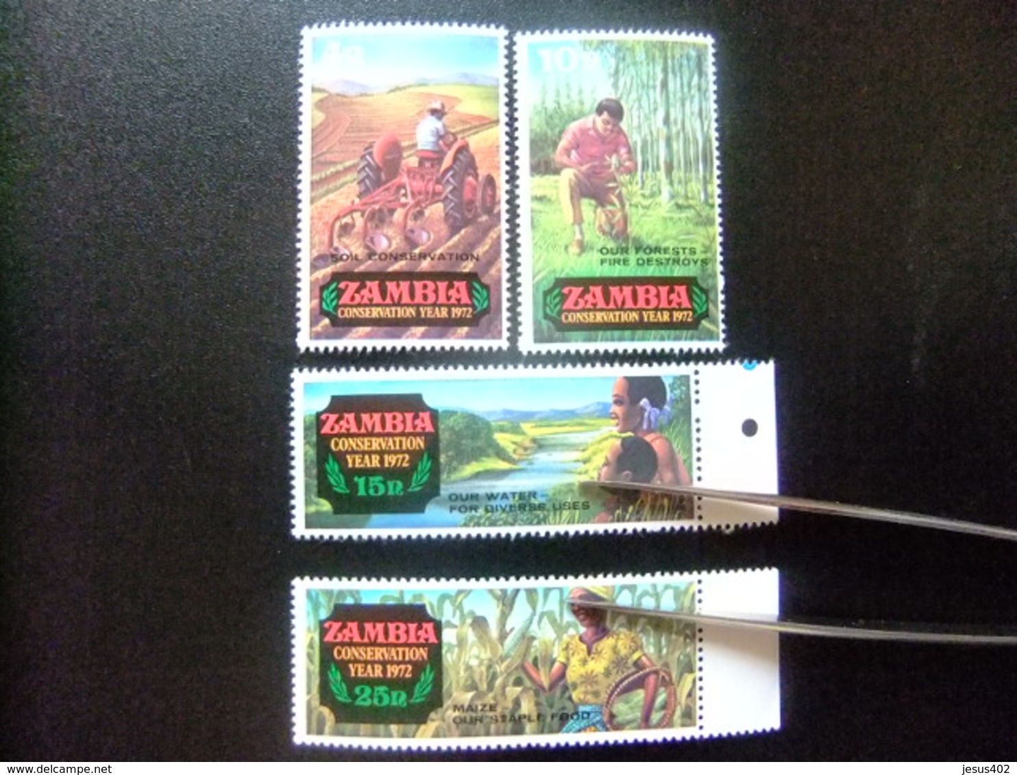 ZAMBIA ZAMBIE 1972 Conservación De La Naturaleza Yvert N 81 / 84 ** MNH - Zambia (1965-...)