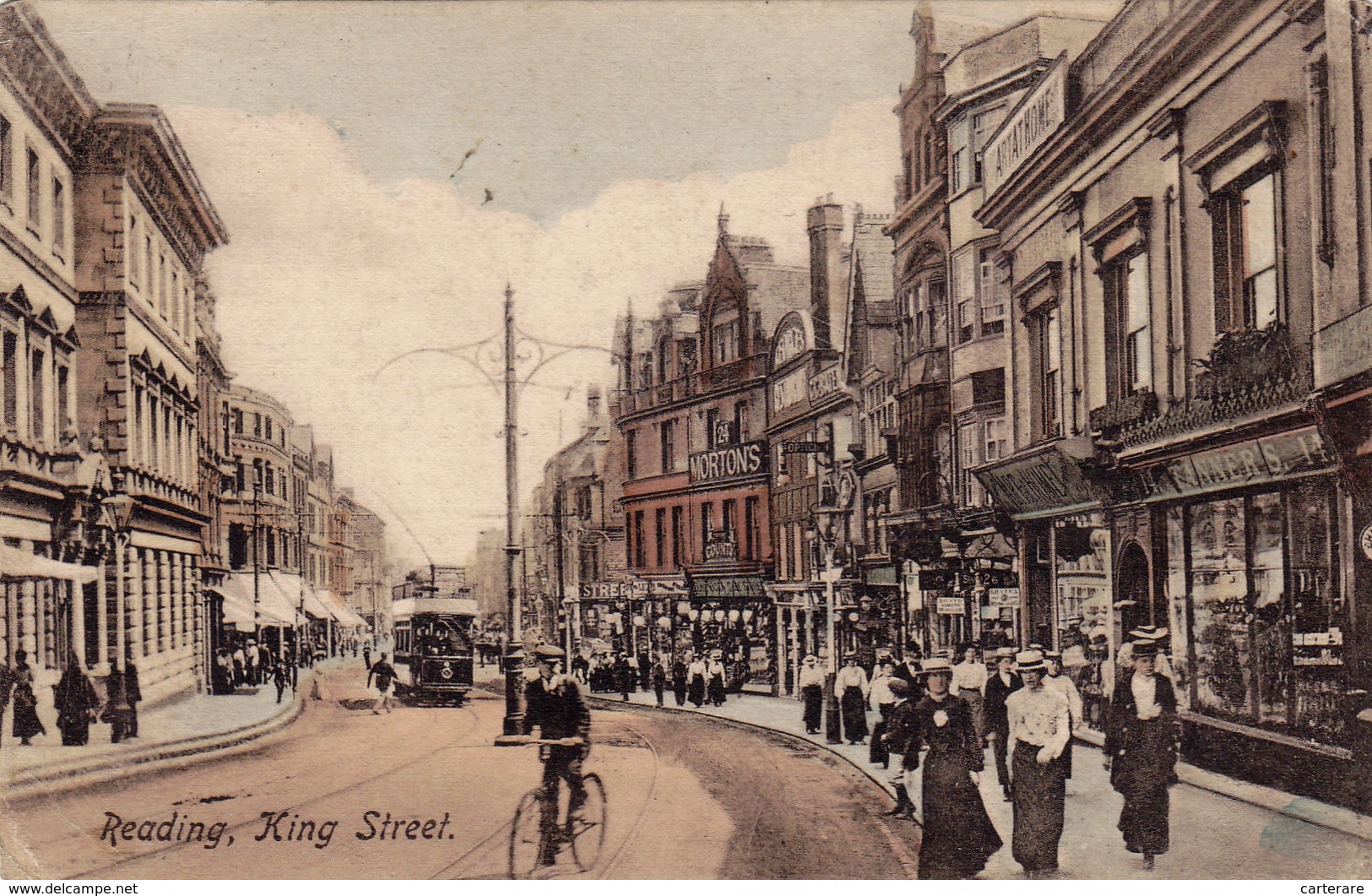Royaume-uni,united Kingdom,angleterre,Berkshire,reading,KING STREET,road,1900 - Reading