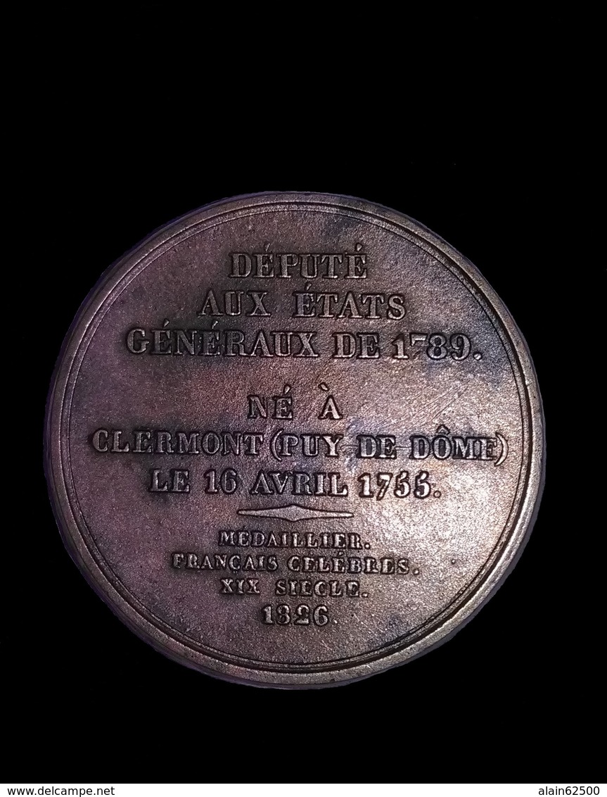 MEDAILLE DE F.D.R COMTE DE MONTLOSIER . - Royaux / De Noblesse