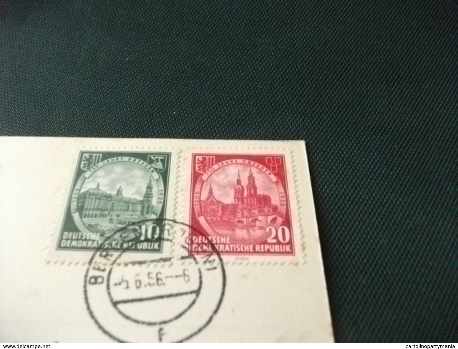 STORIA POSTALE FRANCOBOLLO DDR GERMANIA INSEL RUGEN  BERGEN  FERROVIE TRENI NAVI SHIP - Carte Geografiche