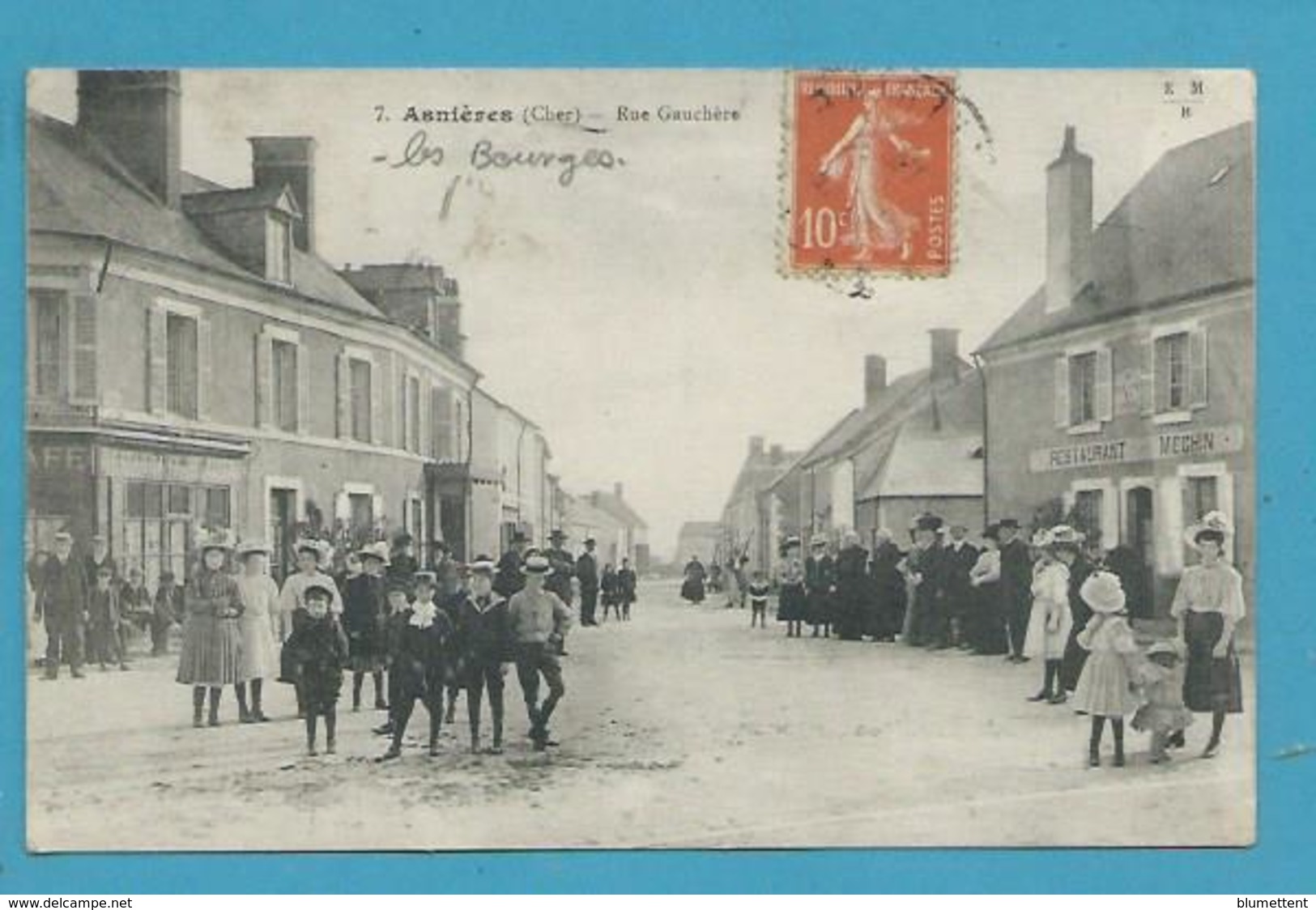 CPA 7 - Rue Gauchère ASNIERES LES BOURGES 18 - Andere & Zonder Classificatie