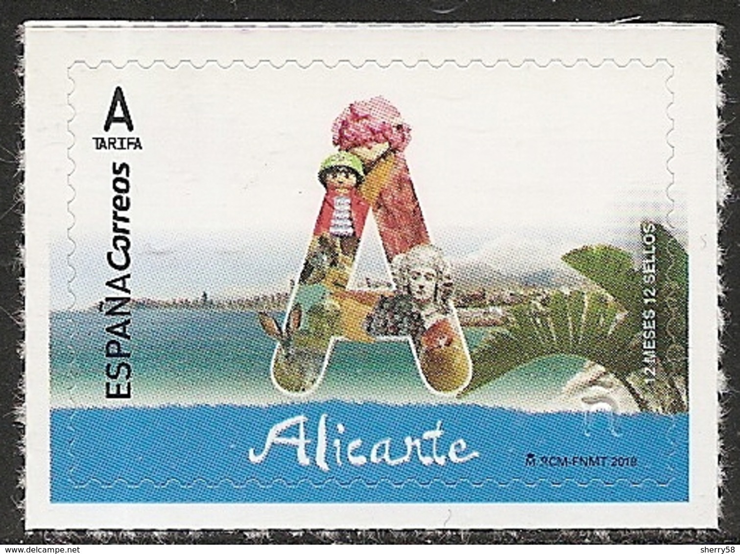 2018-ED. 5190 - 12 Meses, 12 Sellos. Alicante -NUEVO - - Ungebraucht