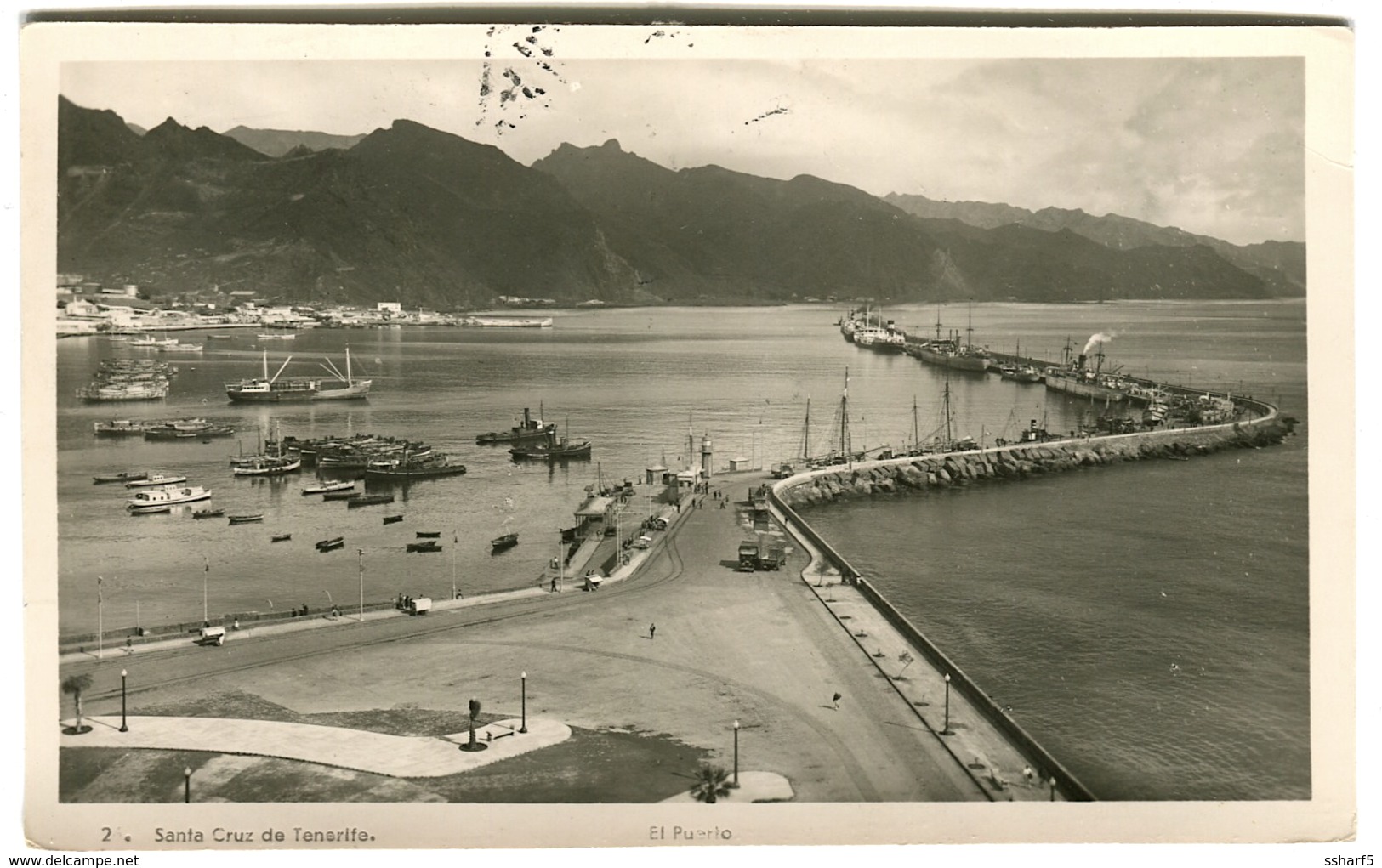 Santa Cruz De Tenerife El Puerto Foto 1949 Por Aereo - Tenerife