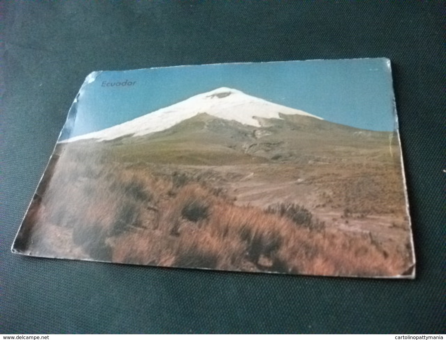 STORIA POSTALE FRANCOBOLLO  ECUADOR EL COTOPAXI QUITO PIEGHE - Ecuador