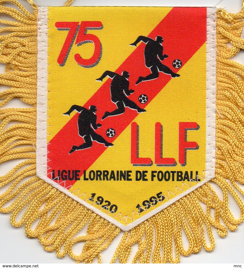 Fanion De La Ligue De Lorraine De Football - Uniformes Recordatorios & Misc