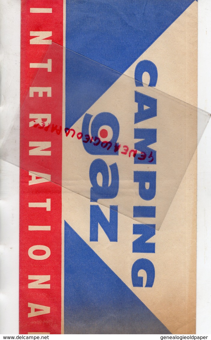 CHAPEAU PUBLICITAIRE CAMPING GAZ INTERNATIONAL- PUBLICITE PAPIER - TOUR DE FRANCE CYCLISME - Werbung