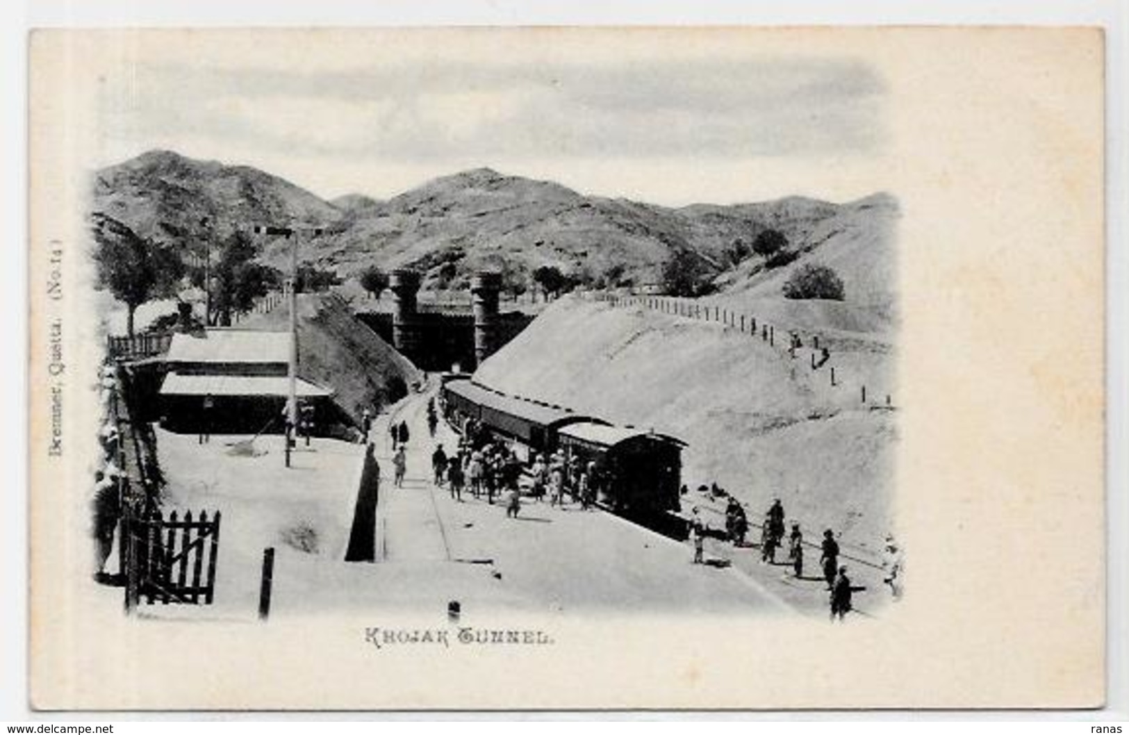 CPA Pakistan Gare Station Chemin De Fer Train KHOJAK - Pakistan