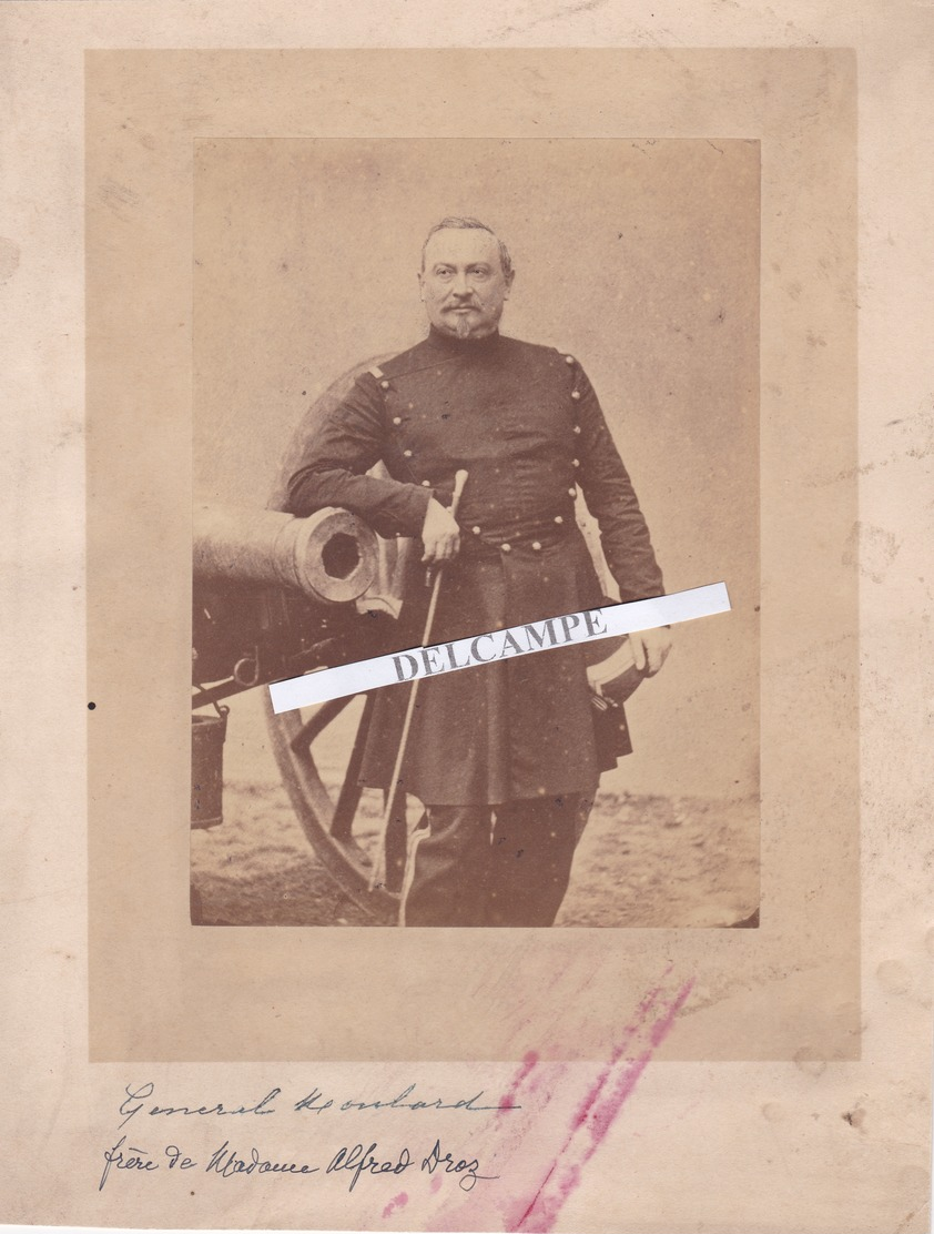 GUERRE  De 1870 - Très Rare Photo Du Général MOULARD Frère De Mme Alfred DROZ - Guerra, Militares