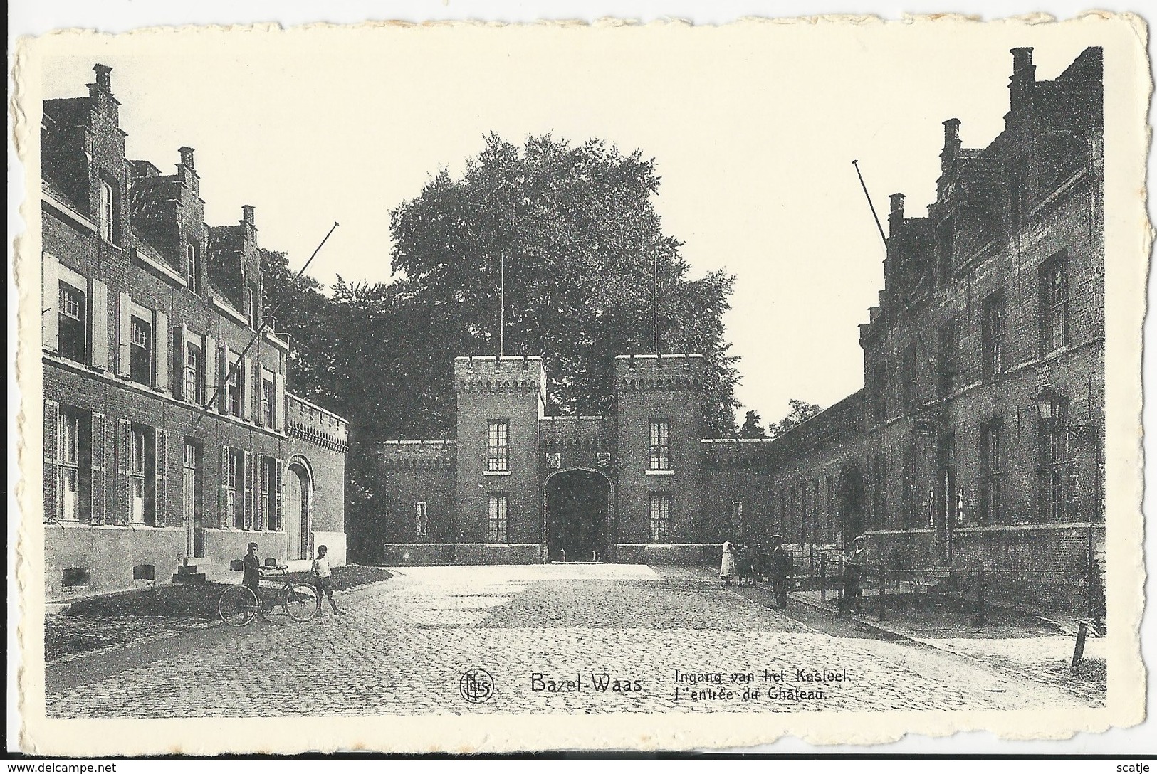 Bazel-Waas   -  Ingang Van Het Kasteel - Kruibeke