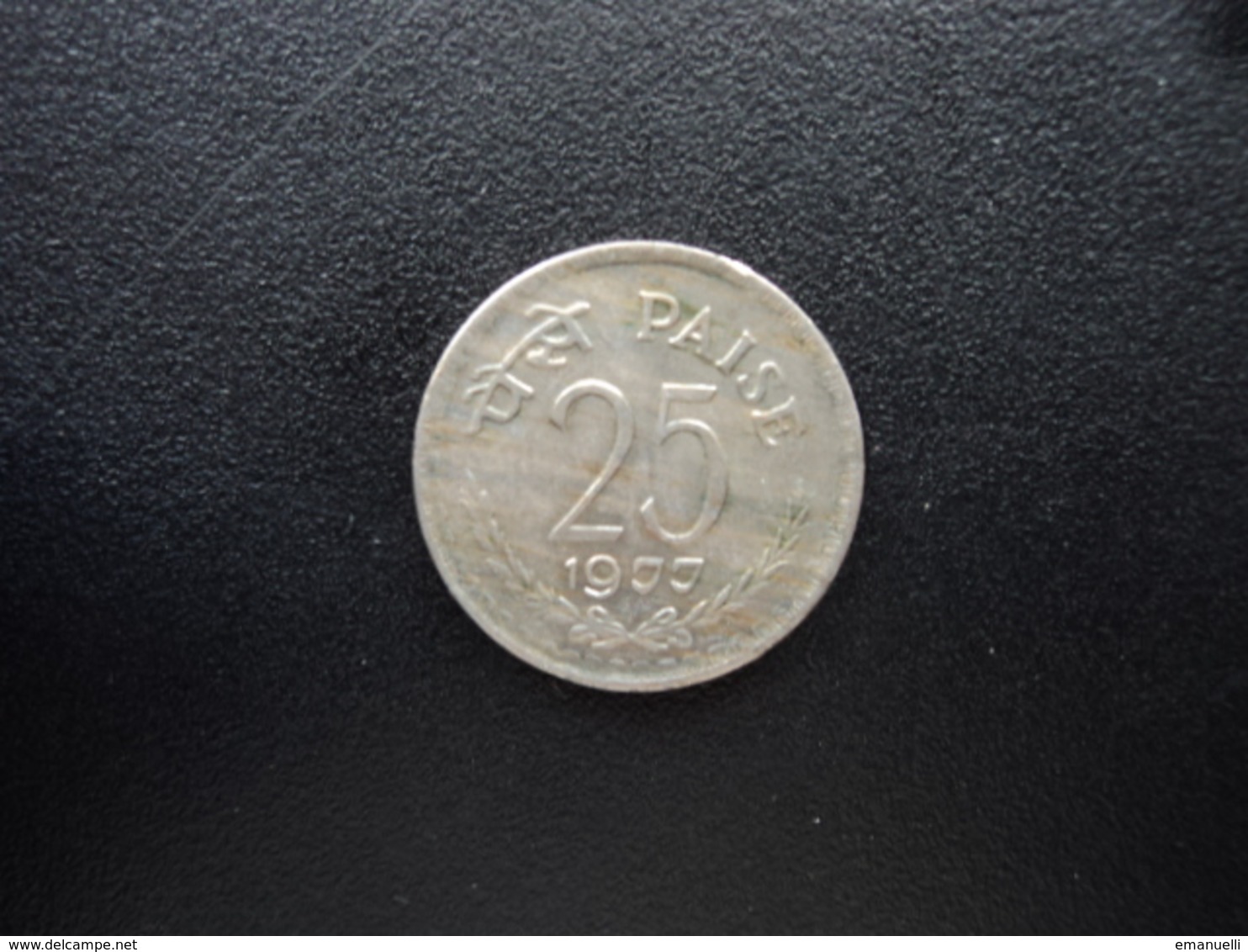 INDE : 25 PAISE  1977 (C)  KM 49.1    TTB - Inde