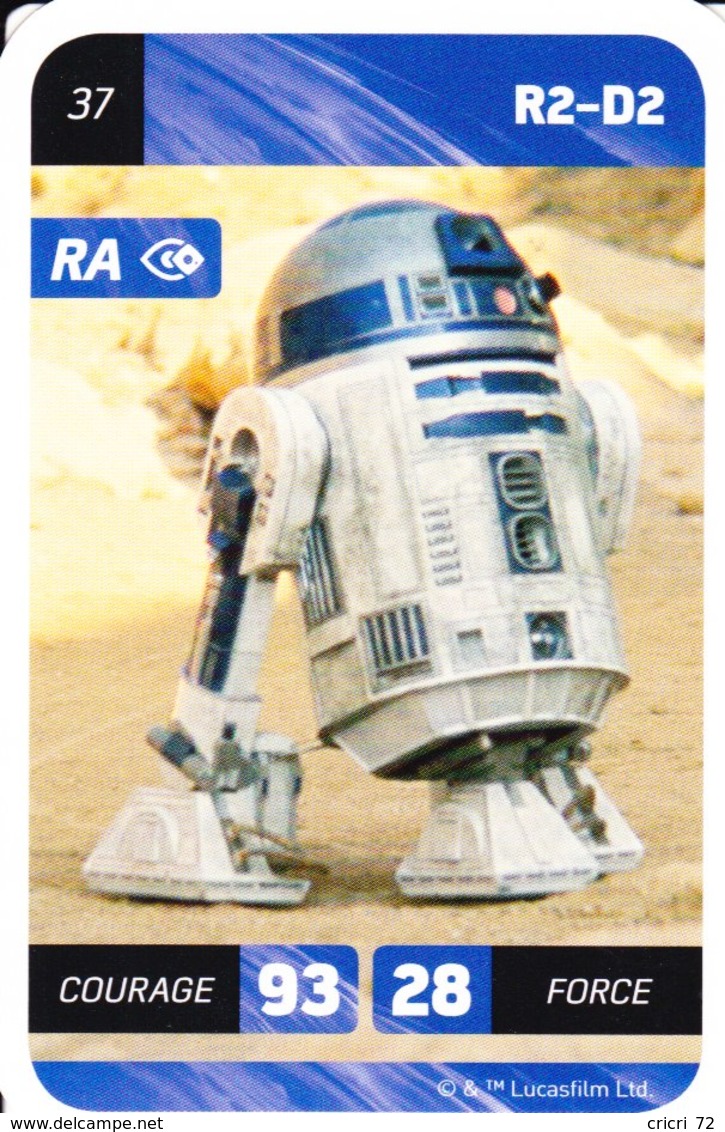 Carte Leclerc Star Wars 2018 37 R2-D2 - Star Wars