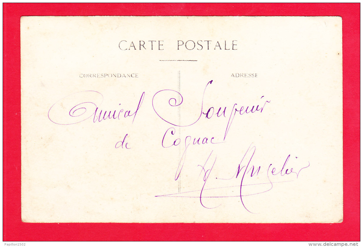 Auto-147A64   Carte Photo, Une Voiture DE DION BOUTON, Type I E, Voiture De M. ANGELIER De Cognac - Toerisme