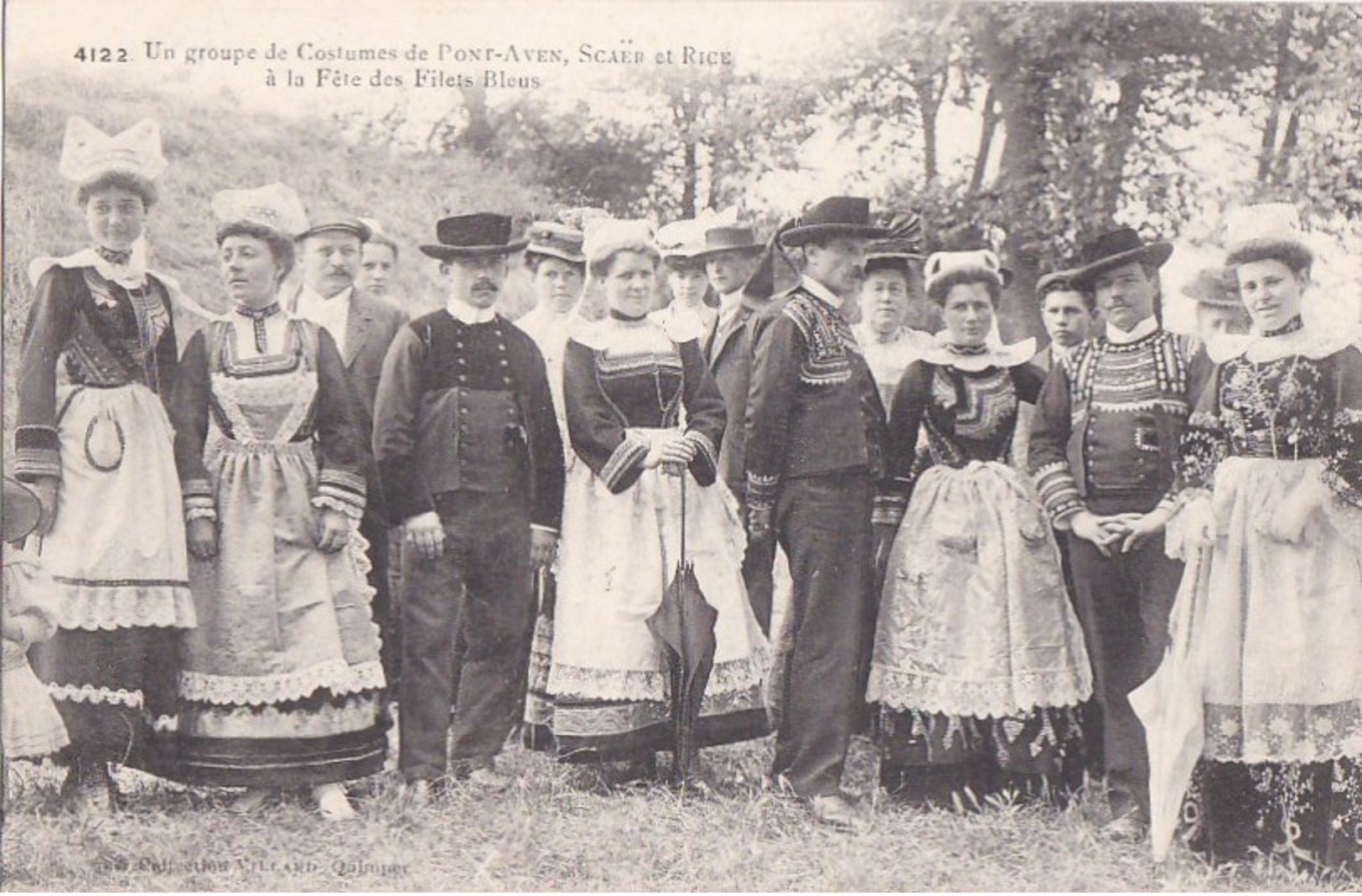 29 FINISTERE  FETE Des FILETS BLEUS COSTUMES Et COIFFES De PONT AVEN  SCAER  Et RIEC - Autres & Non Classés