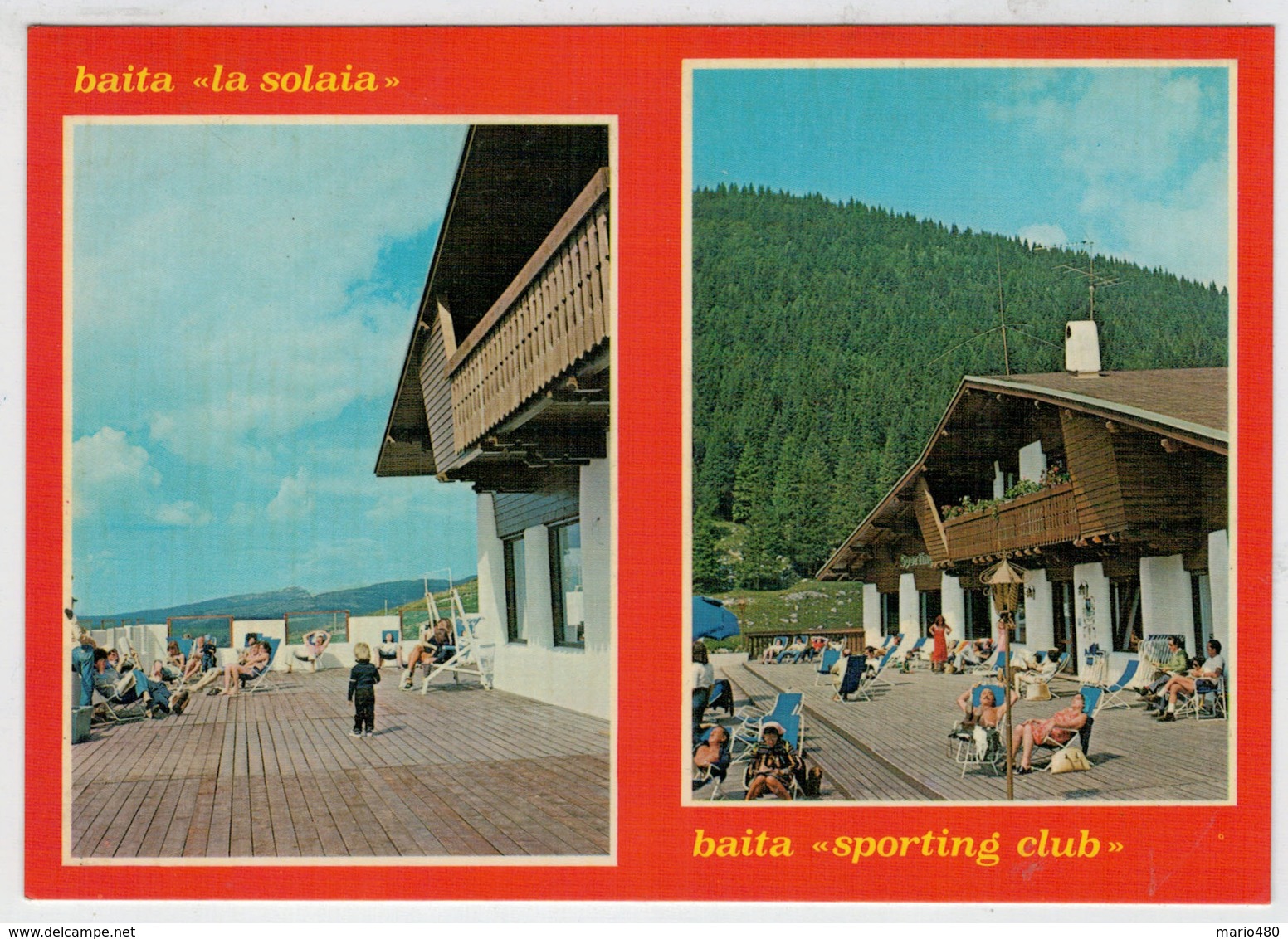 GALLIO  2000 (VI)    MELETTE    BAITA   SPORTING  CLUB         (NUOVA) - Altri & Non Classificati