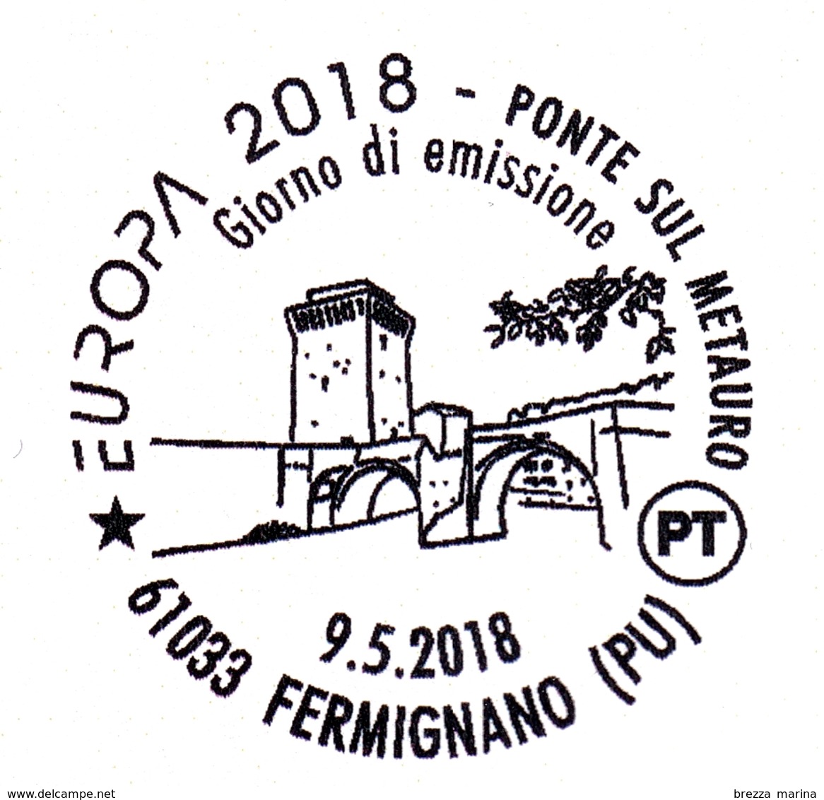Nuovo - MNH - ITALIA - 2018 - Europa - Ponte Sul Metauro - Fermignano (PU) - 0,95 - Alfanumerico - 2011-20:  Nuovi