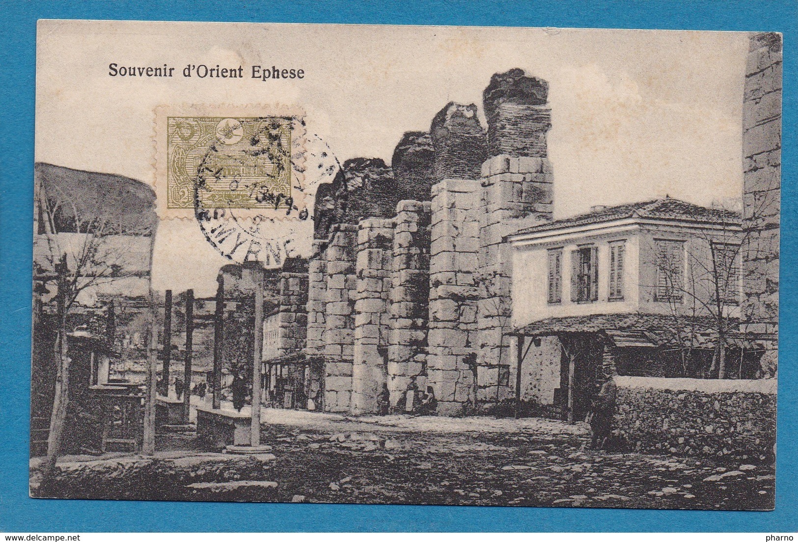 Ephese Souvenir D' Orient Turquie Türkei Turkey Ed. Carakizi Smyrne Smirne Timbre Turc CAD 1913 - Turquie