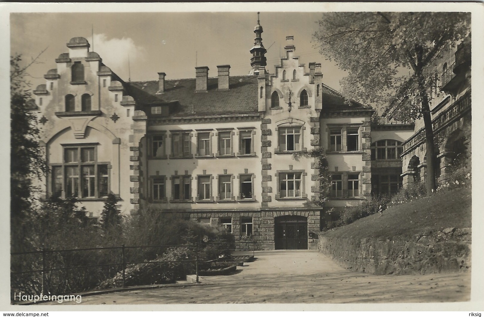 Sanatorium Wildbad - Rothenburg O. Tauber. Haupteingang.  Germany.    S-4257 - Rotenburg