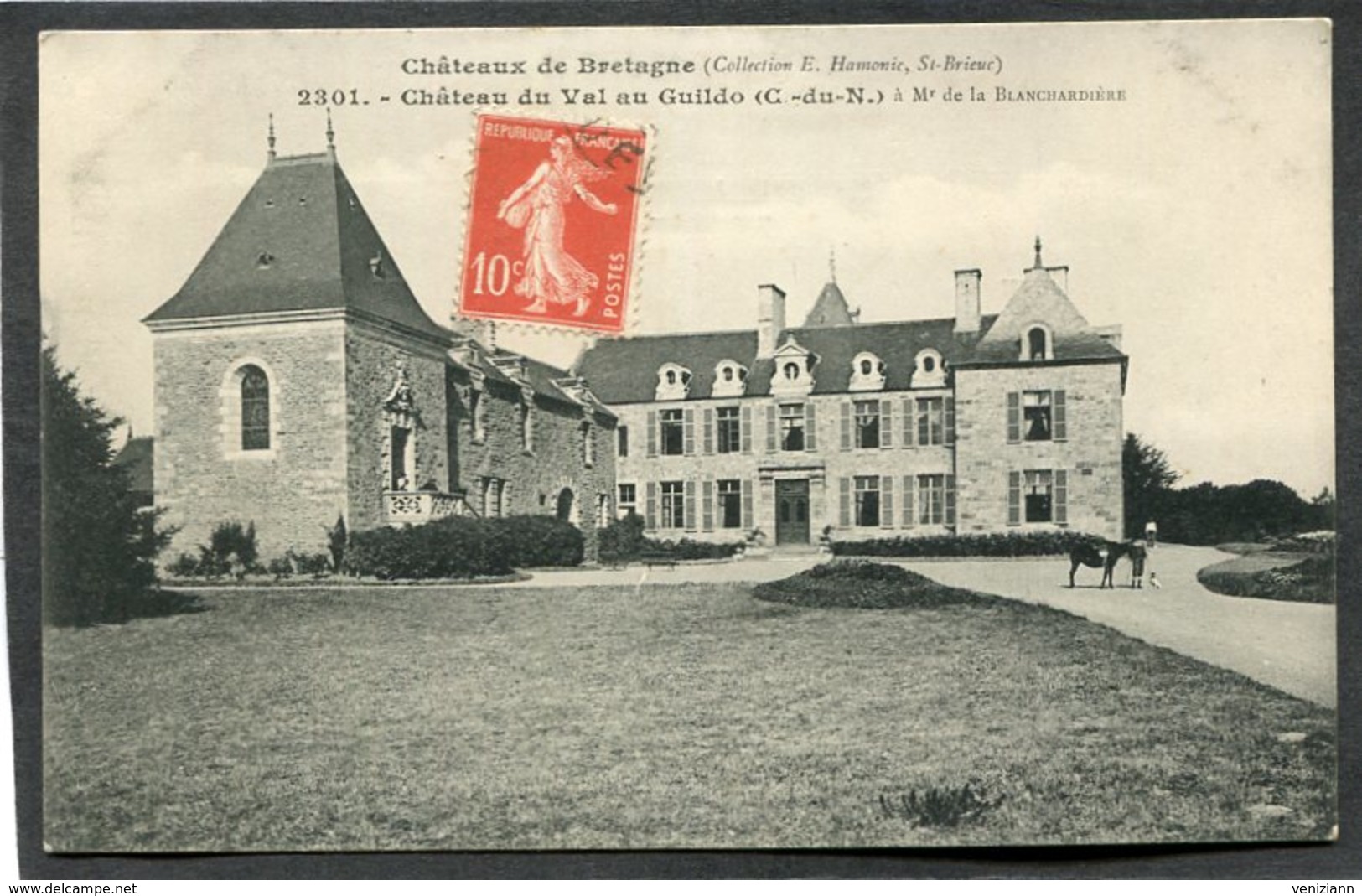 CPA - Château De Bretagne - Château Du Val Au GUILDO, à M. De La Blanchardière, Animé - Saint-Cast-le-Guildo