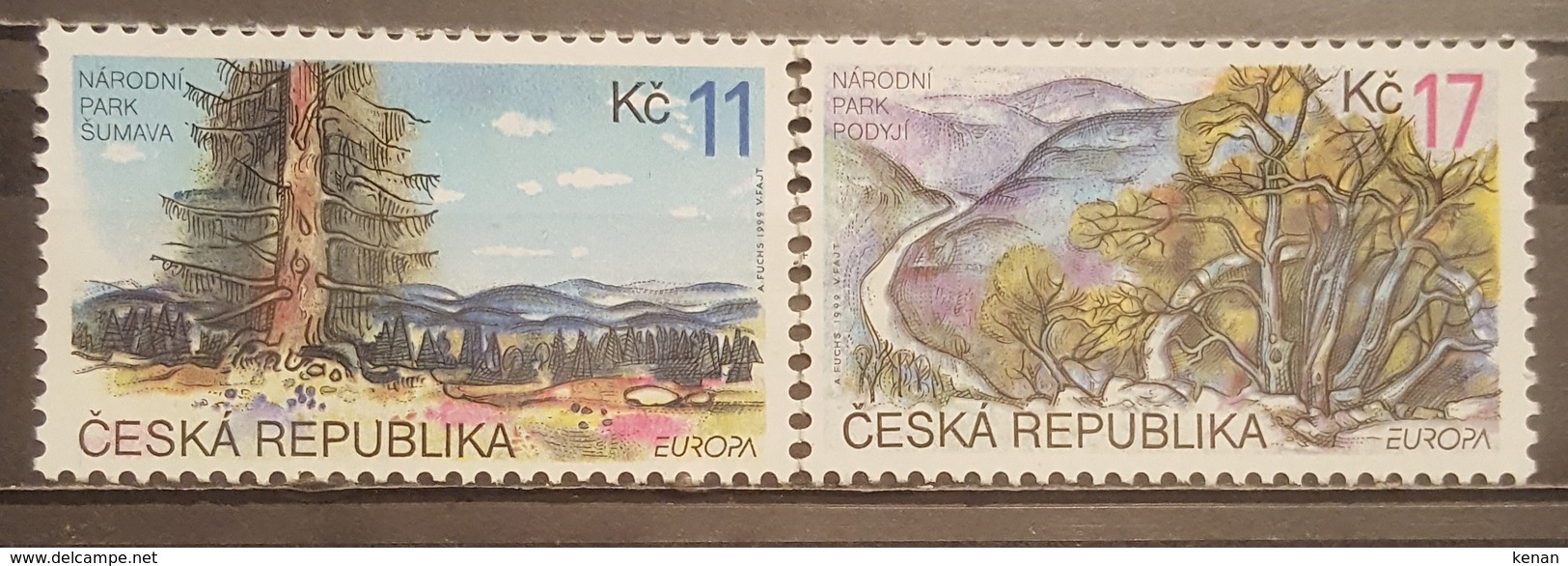 Czech Republic, 1999, Mi: 215/16 (MNH) - 1999