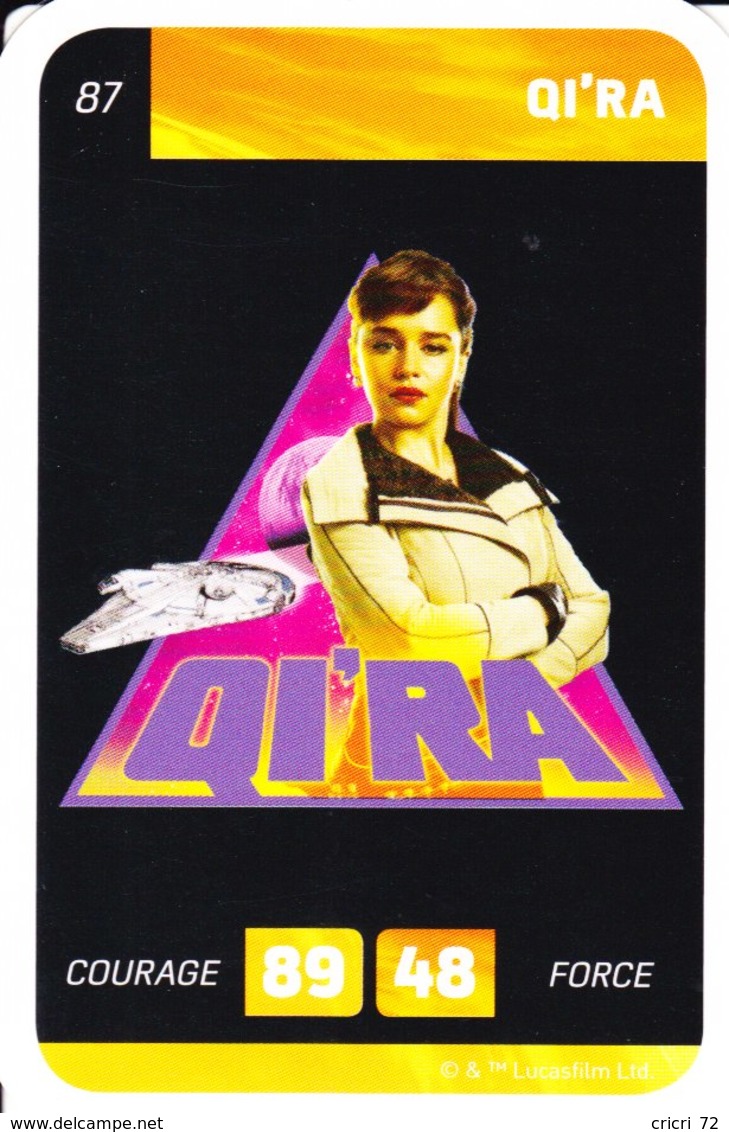 Carte Leclerc Star Wars 2018 87 QI'RA - Star Wars