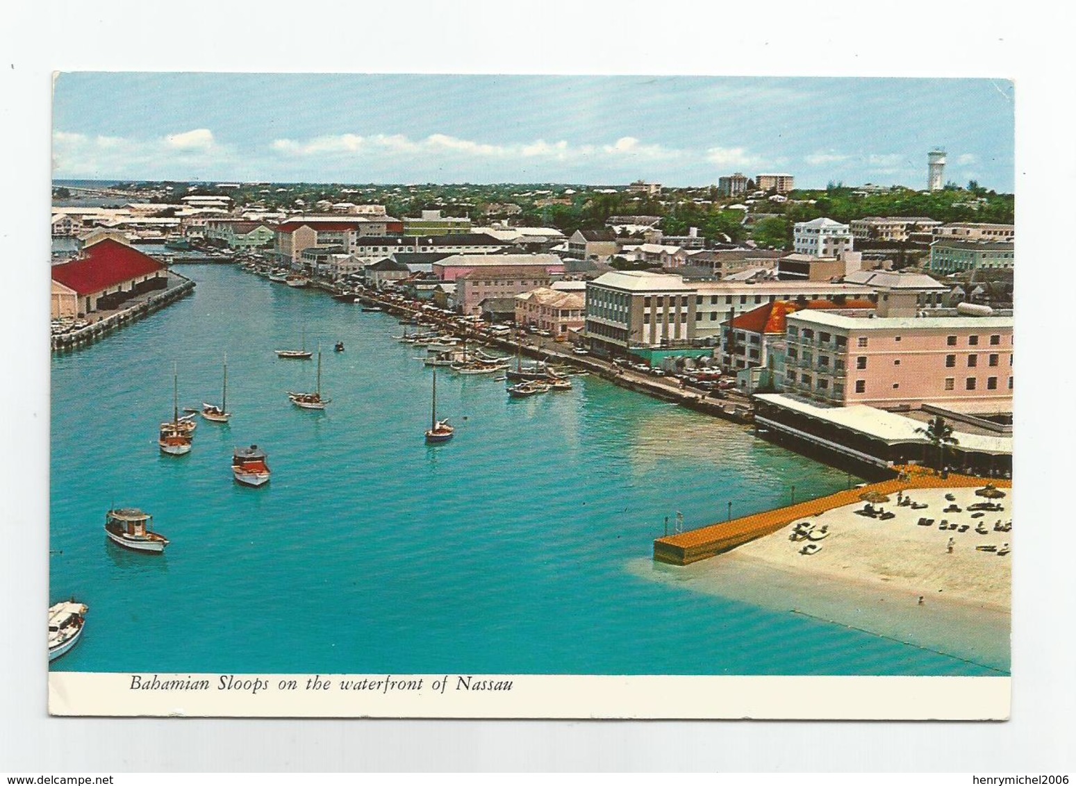 Bahamas Nassau Bahamian Sloops On The Waterfront 1979 - Bahama's