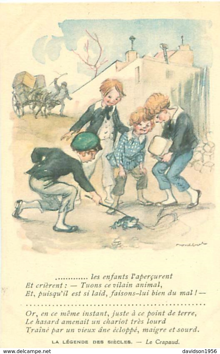 Illustration Signée Poulbot  - La Legende Des Siècles - Le Crapaud         W345 - Poulbot, F.