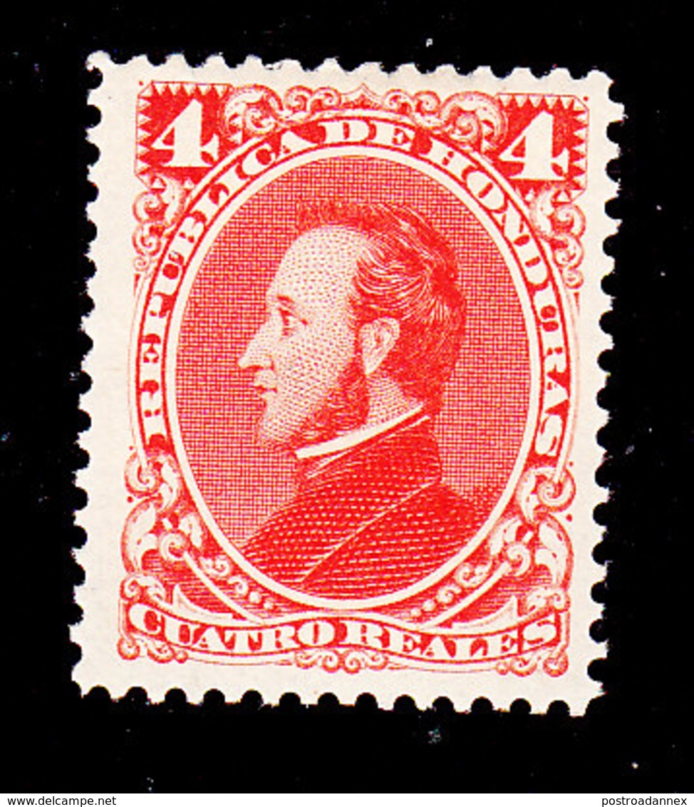 Honduras, Scott #35, Mint Hinged, Morazan, Issued 1878 - Honduras