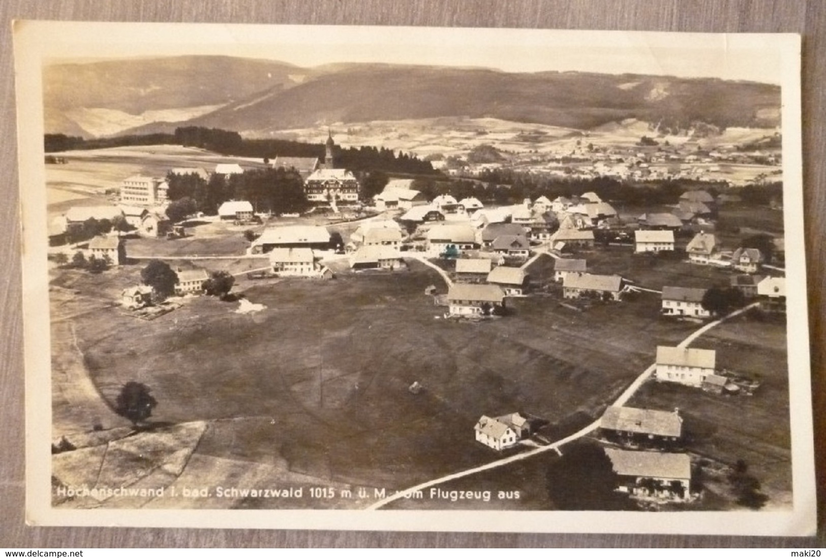 ALLEMAGNE.HOCHENSCHWAND I BAD.VUE AERIENNE.CPSM ECRITE AU DOS 1965.TBE. - Hoechenschwand