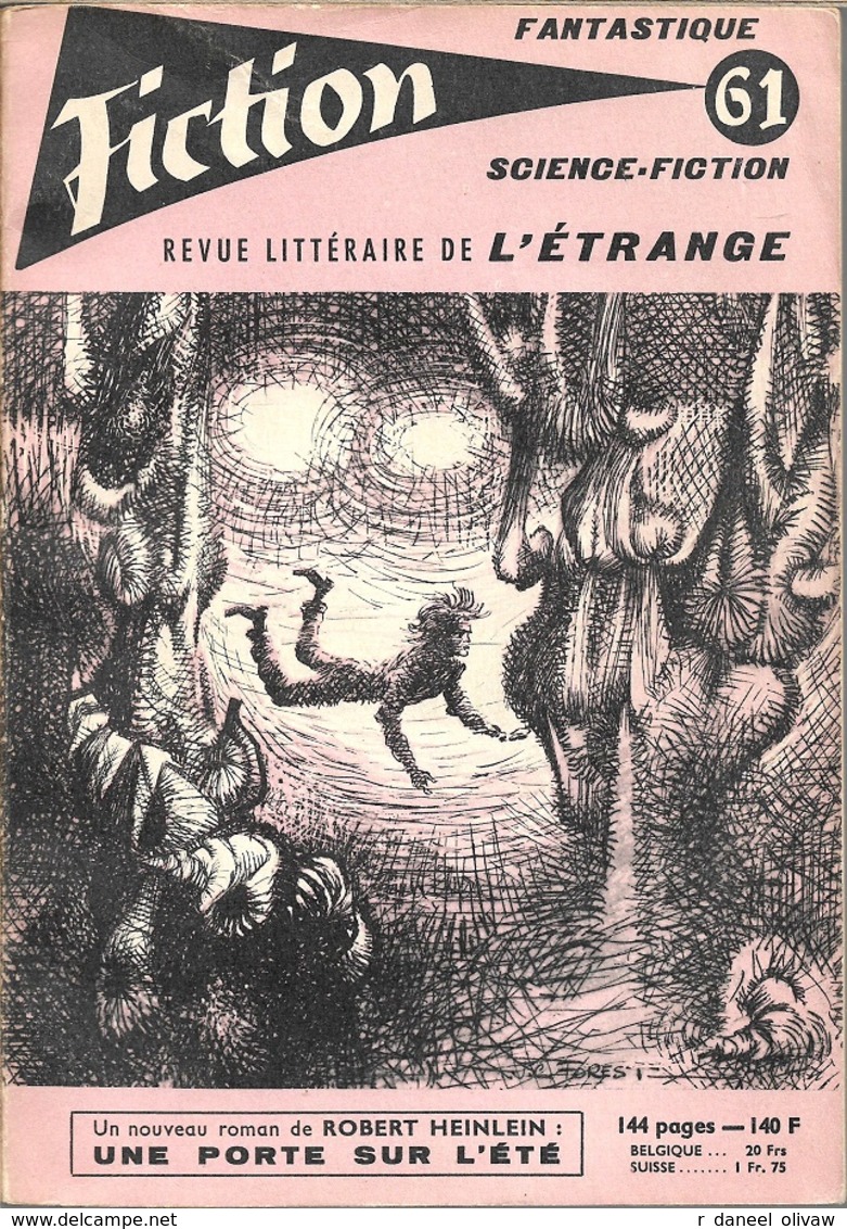 Fiction N° 61, Décembre 1958 (BE+) - Fictie