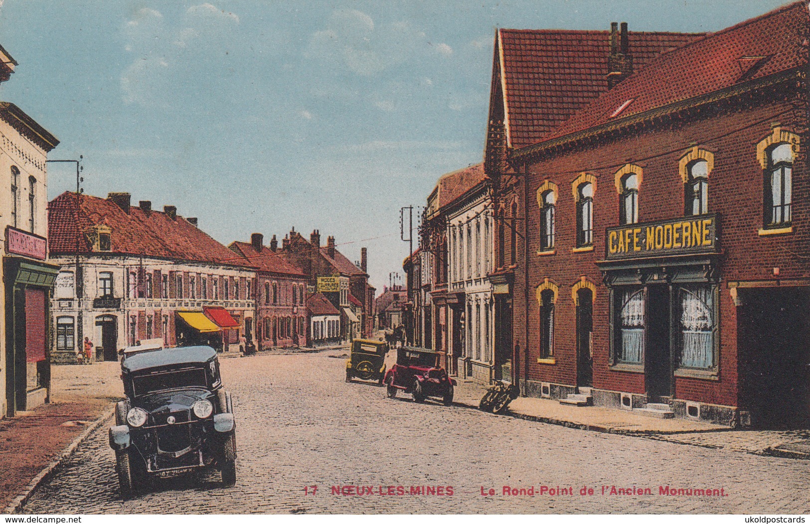 CPA 62 -  NOEUX-les-MINES - Le Rond-Point De L'Ancien Monument - Noeux Les Mines