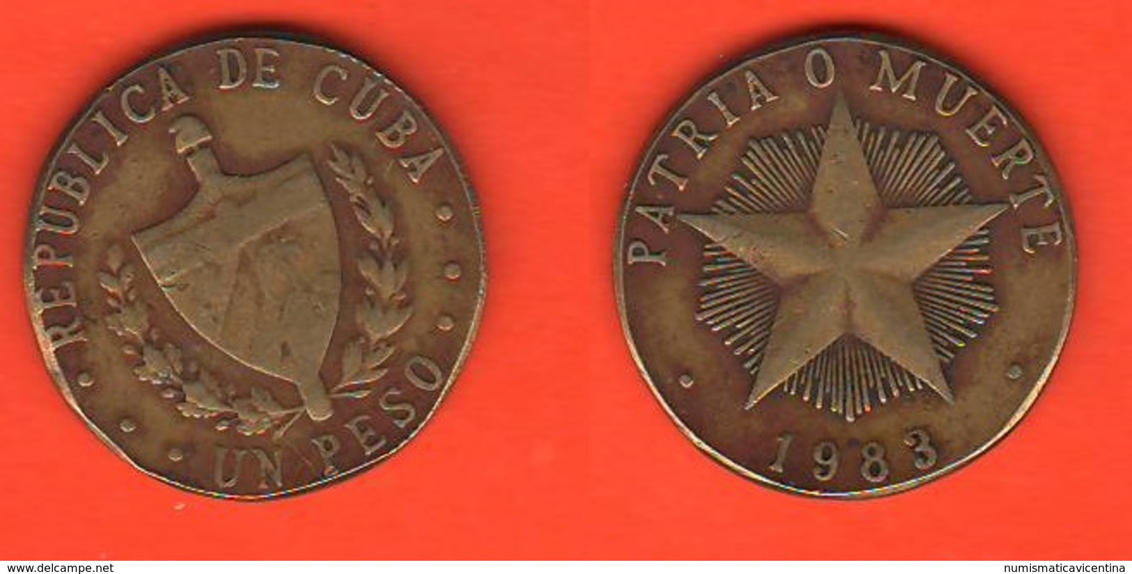 Cuba  Un Peso Patria O Muerte  1983 - Cuba