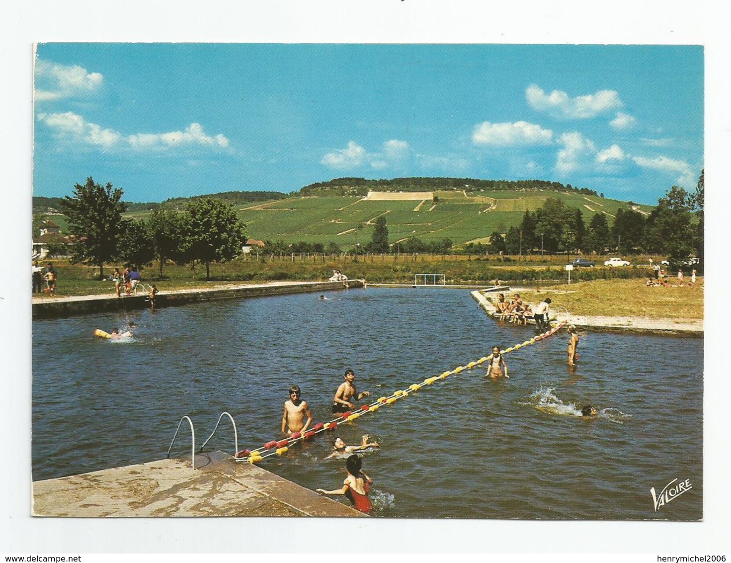 89 Yonne Chablis Piscine Baignade Sur Le Serein Et Les Vignobles De Chablis - Chablis