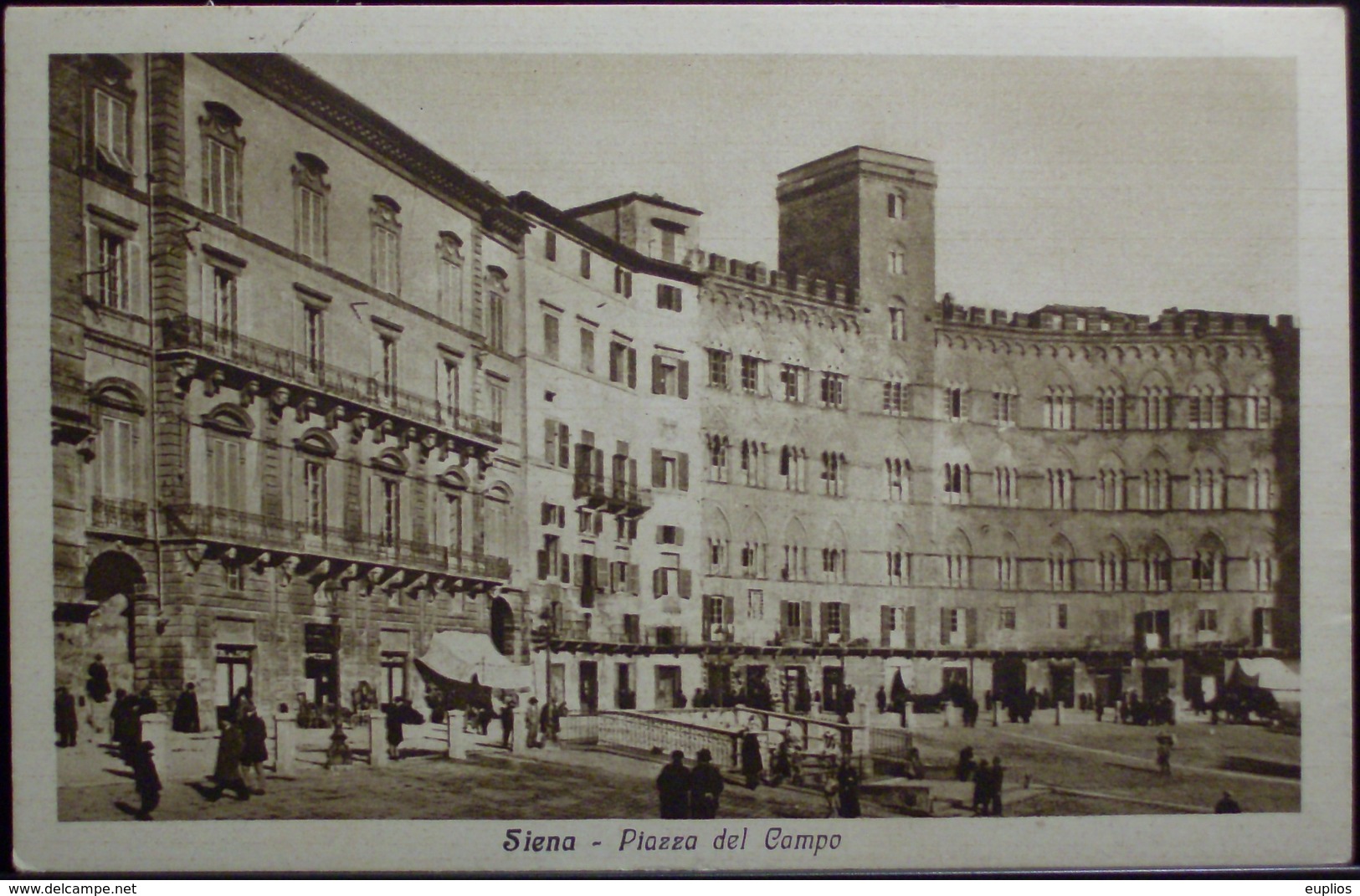 SIENA Piazza Del Campo - Viaggiata Nel 1941 Formato Piccolo - Siena